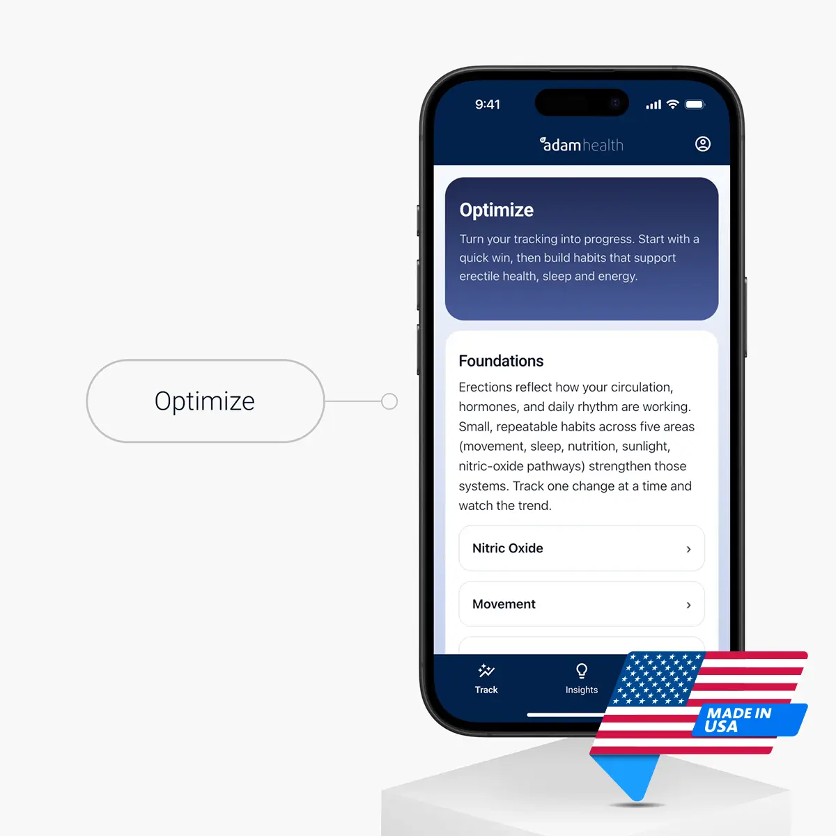 Adam Sensor | Longevity for All Men | Adam Platform App | Made in USA | Mens Health Downunder