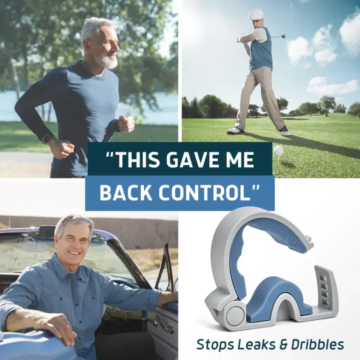 Lunderg Bell Clamp | The Most Ergonomic Male Incontinence Clamp | Made in USA | Mens Health Downunder