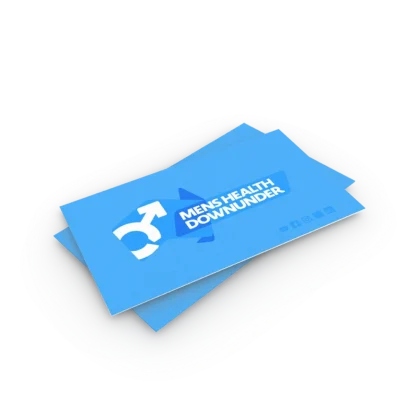 MHDU Business Card | Back Design | MHDU Only | Mens Health Downunder