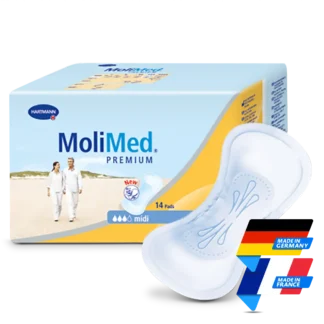 MoliMed Premium Midi 14pk | Made in France & Germany | Mens Health Downunder