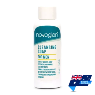 Novoglan Foreskin Cleansing Soap For Men | 100mL | Made in Australia | Mens Health Downunder