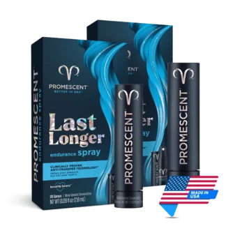 Promescent Premature Ejaculation Delay Spray | Home and Away | 1x Standard (60) Spray 1x Travel (20) Spray | Made in USA | Mens Health Downunder