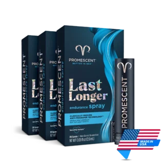 Promescent Premature Ejaculation Delay Spray | Never Without | 3x Travel (20) Sprays | Made in USA | Mens Health Downunder
