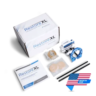 RestoreXL Penile Traction for Length | Package Contents | Made in USA | Mens Health Downunder