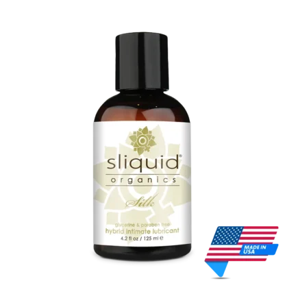 Sliquid Organics Silk Hybrid Intimate Lubricant 125ml | Made in USA | Mens Health Downunder