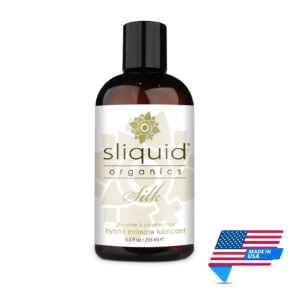 Sliquid Organics Silk Hybrid Intimate Lubricant 255ml | Made in USA | Mens Health Downunder