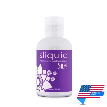 Sliquid Silk Naturals Intimate Hybrid Lubricant 125ml | Made in USA | Mens Health Downunder