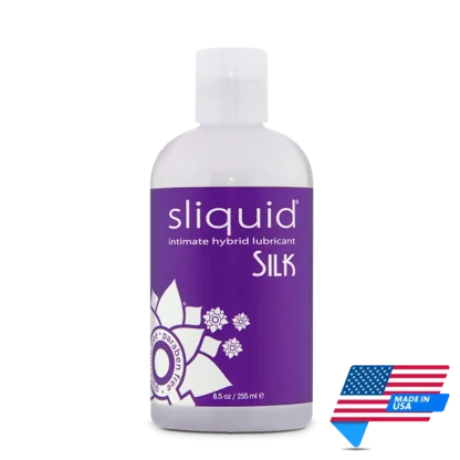 Sliquid Silk Naturals Intimate Hybrid Lubricant 255ml | Made in USA | Mens Health Downunder