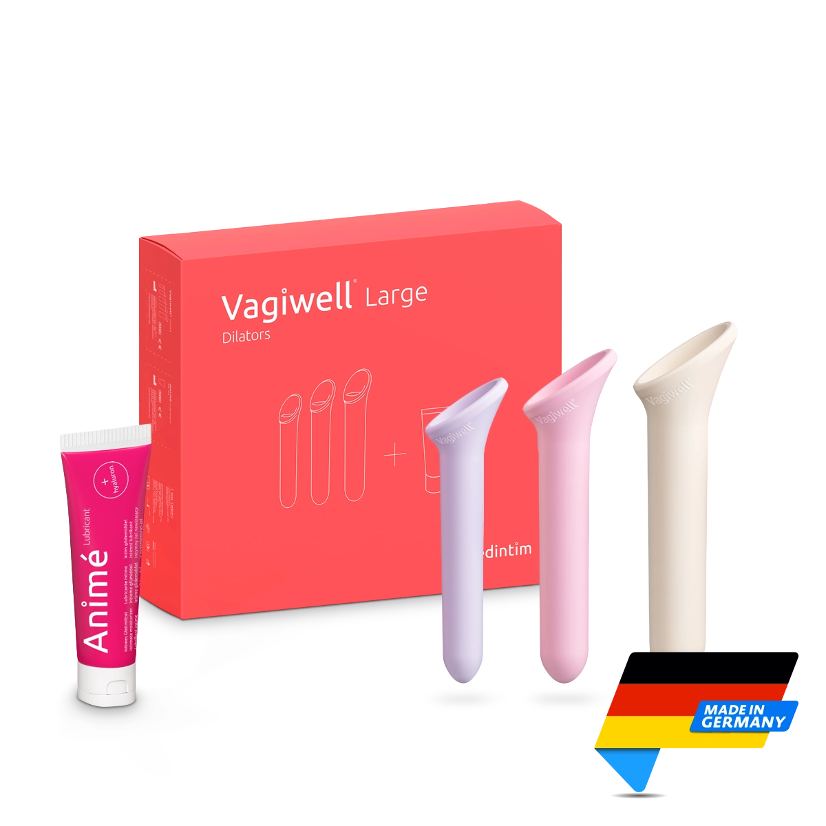 Vagiwell Dilators | Large Set x3 | Made in Germany | Mens Health Downunder