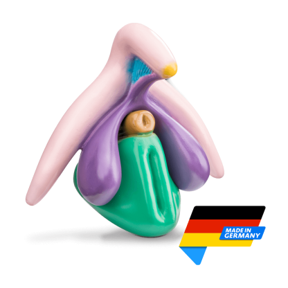 Clitoris Plus Model (coloured and detailed)