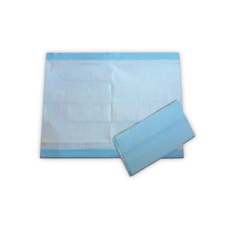 Disposable (Cello Blueys) Blue Bed Sheets | 60x40cm | 25pk | Mens Health Downunder