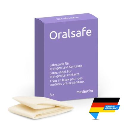 Medintim Oralsafe Latex Dam | 8pk | Made in Germany | Mens Health Downunder