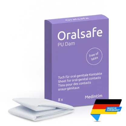 Medintim Oralsafe PU Dam | 8pk | Made in Germany | Mens Health Downunder