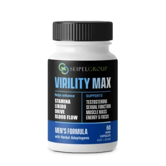 Virility Max supports Testosterone, Sexual Function, Muscle Mass, Energy & Focus | 60 Capsules | Seipel Group | Mens Health Downunder